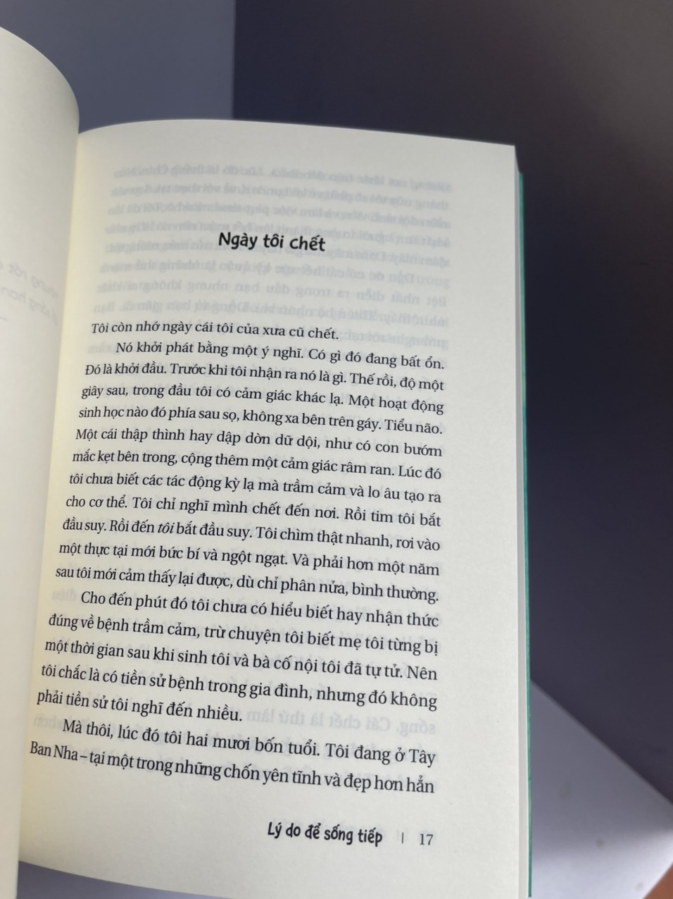 LÝ DO ĐỂ SỐNG TIẾP – Matt Haig – Thiên Nga dịch – Nhã Nam