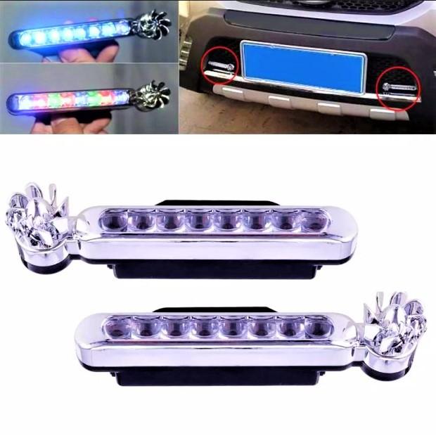 BỘ 2 ĐÈN LED NĂNG LƯỢNG GIÓ TRANG TRÍ Ô TÔ XE MÁY - ĐỒ CHƠI Ô TÔ