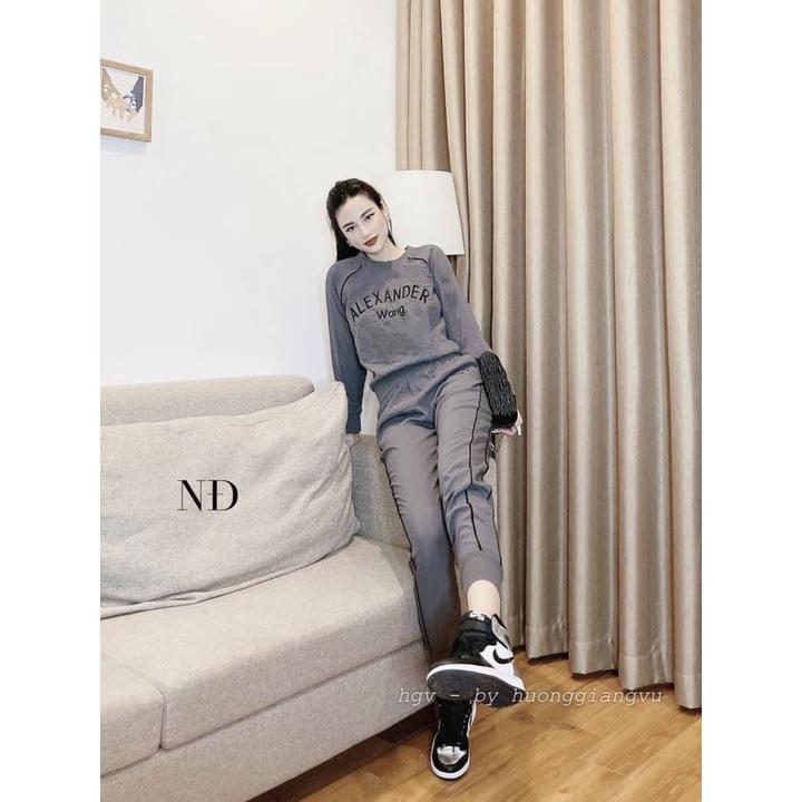 BỘ NỈ ALEX WANG 3M CHO NỮ