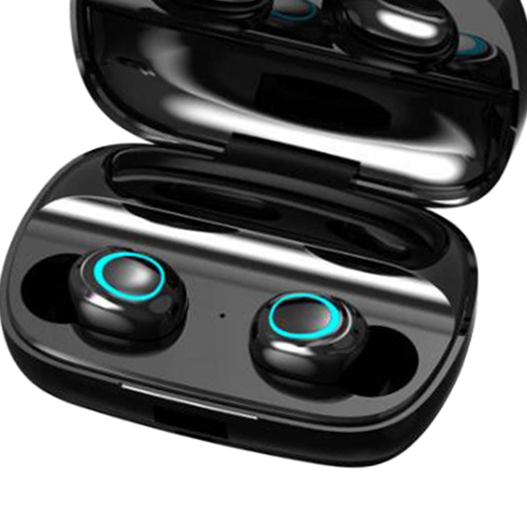 Bluetooth Headset, IPX5 Wireless Bluetooth 5.0 Earphone With Mic, 300H Playtime Bluetooth Headset, 3500mAh, LED Display, For IOS Android