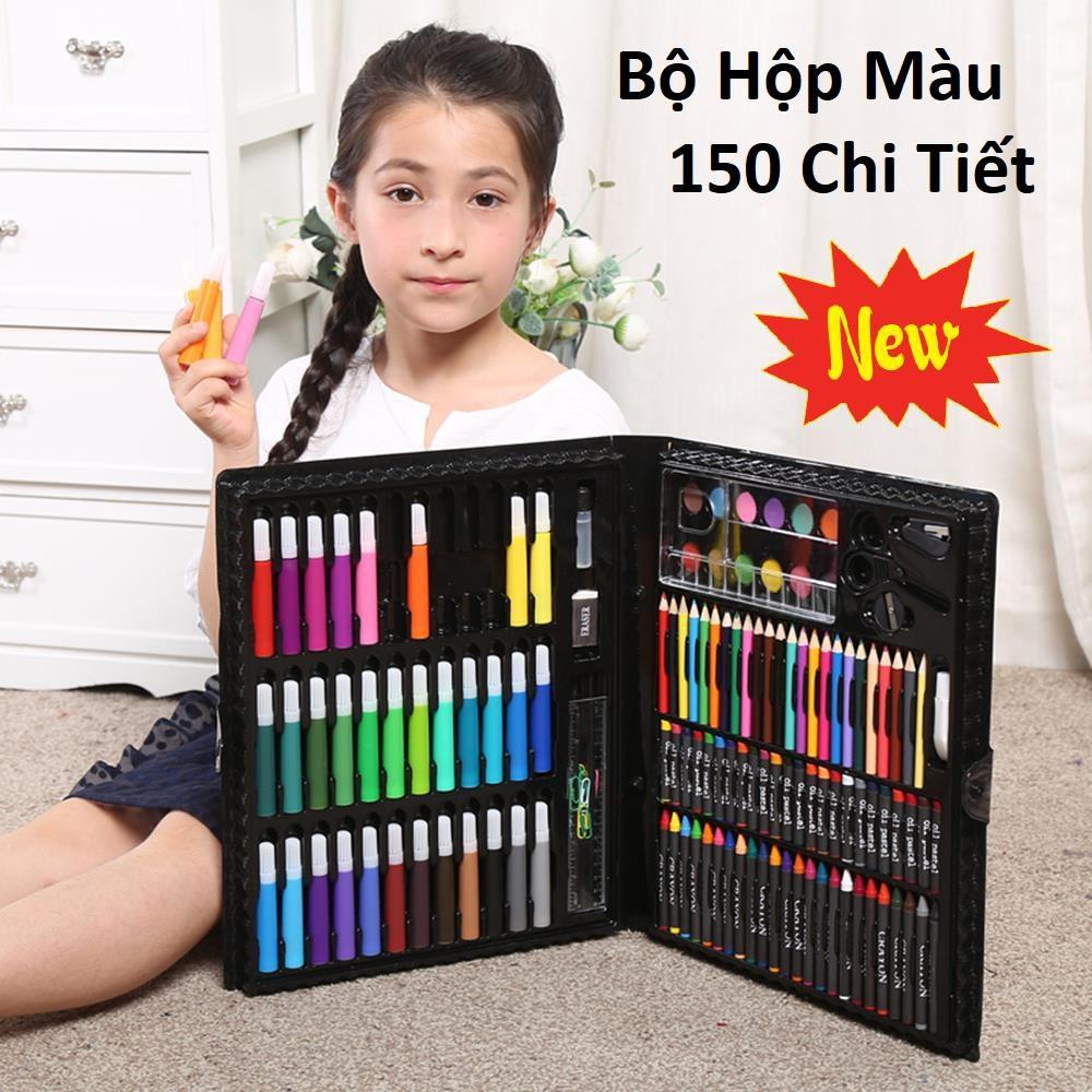 Bộ hộp màu 150 chi tiết cho bé tô vẽ thỏa thích