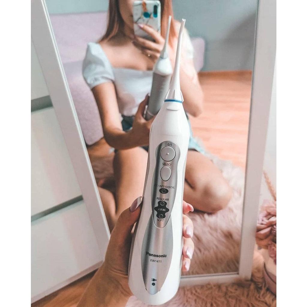 Máy Tăm Nước PANASONIC EW1411, 4 Chế Độ Làm Sạch, Lực Phun Mạnh, Ngừa Sâu Răng, Mảng Bám Hiệu Quả, Nhập Đức, BH 12 Tháng