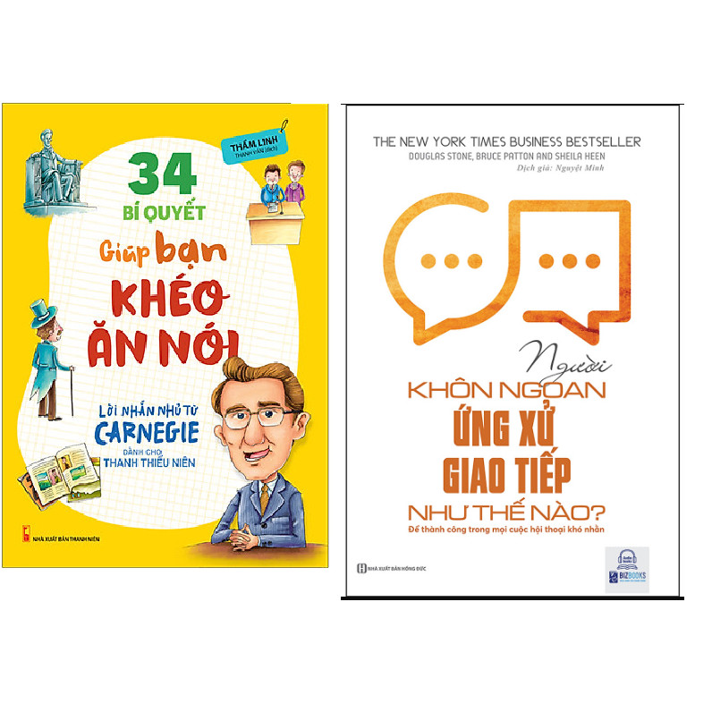 Combo 34 Bí Quyết Giúp Bạn Khéo Ăn Nói+Người Khôn Ngoan Ứng Xử Giao Tiếp Như Thế Nào? Để Thành Công Trong Mọi Cuộc Hội Thoại Khó Nhằn. Minhhabooks