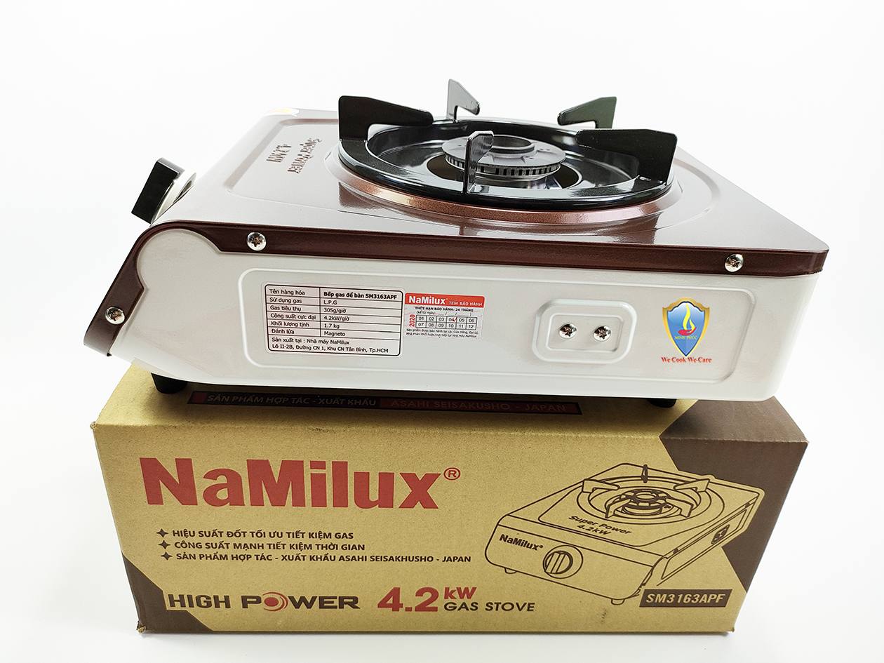 Bếp gas ĐƠN công suất lớn Namilux SM3163APF - HÀNG CHÍNH HÃNG NAMILUX