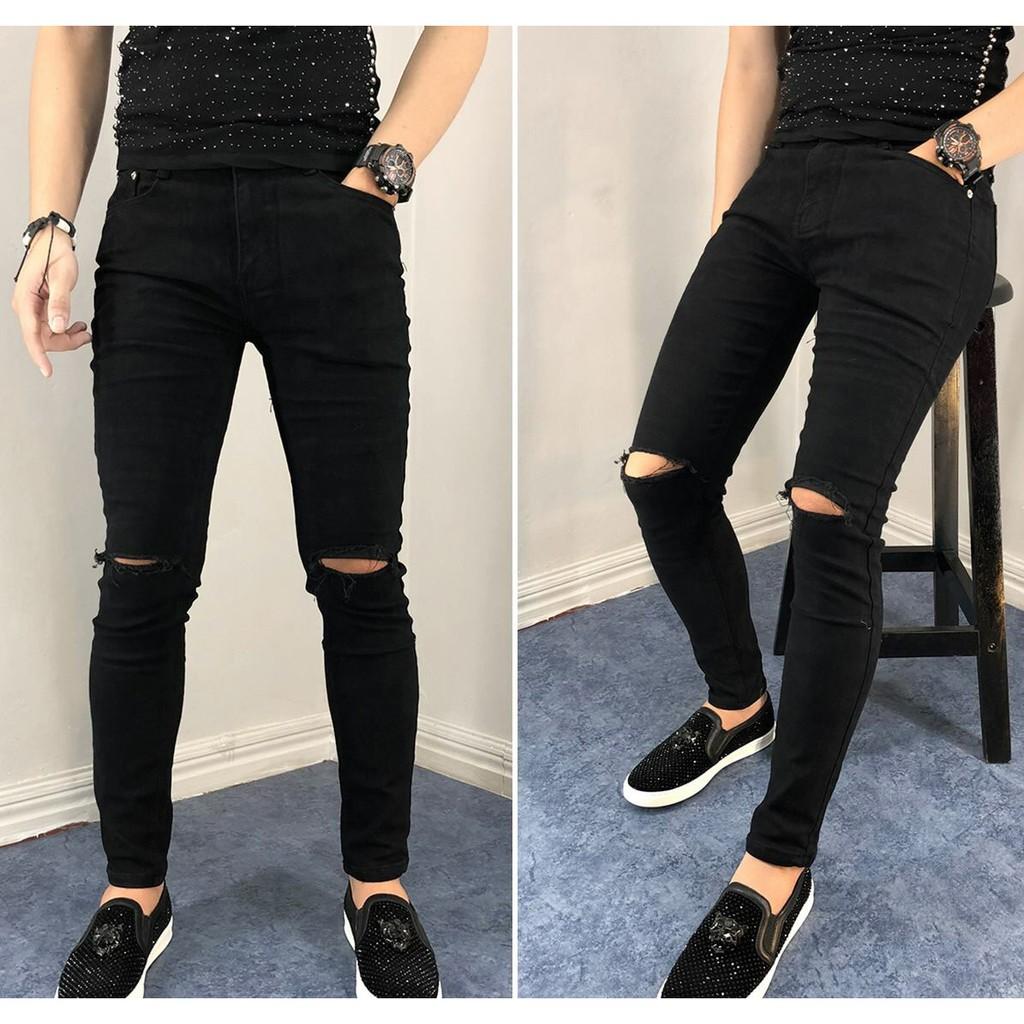 Quần Jean Nam Rách Nhiều Mẫu TMFSM