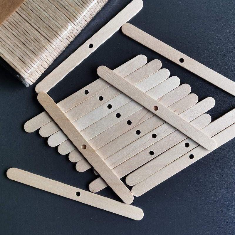 Que gỗ đỡ bấc loại có lỗ