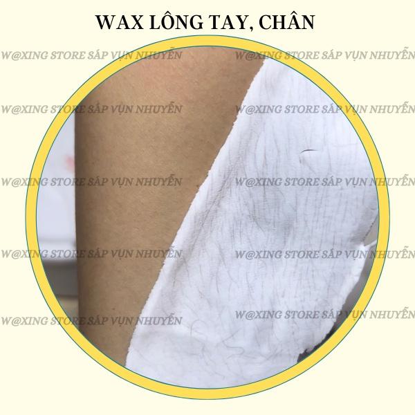 100G Sáp wax lông nóng dạng vụn siêu bám lông ,mau tan tặng kèm que gỗ