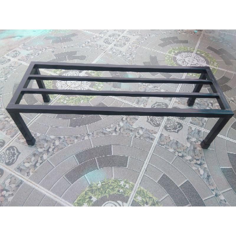 Kệ kê đồ,chậu hoa, cây cảnh, chậu rau Ban công Sân thượng, Rộng:25cm;Dài:70cm. hộp thép 2x2cm