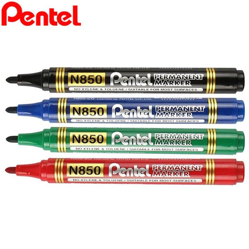 Bút Dạ Dầu Pentel N850 | Mực Nhanh Khô Không Nhòe Khi Thấm Nước | Viết Được Trên Nhiều Chất Liệu | Permanent Marker