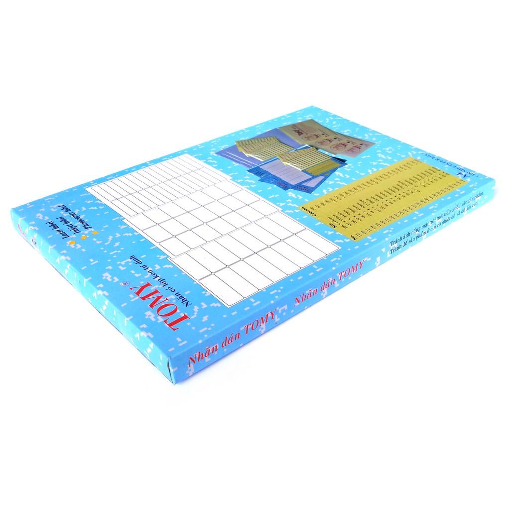 Giấy decal Tomy A4 in mã vạch - nhãn có lớp keo tự dính Tomy 139 140 141 142 143 144 145 146 147 148 149 XẤP 100 TỜ