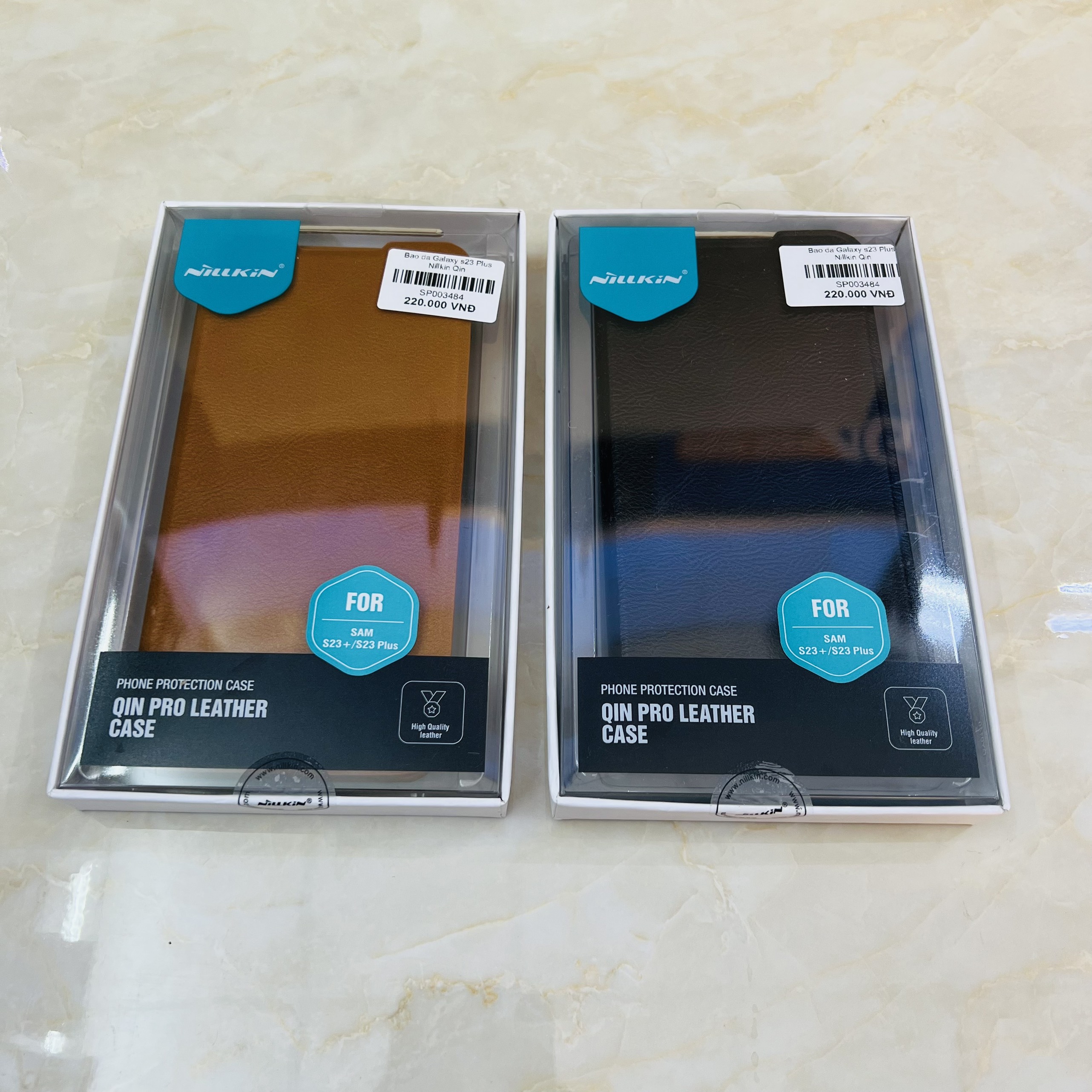 Bao da dành cho Galaxy S23 Plus Nillkin Qin- hàng chính hãng