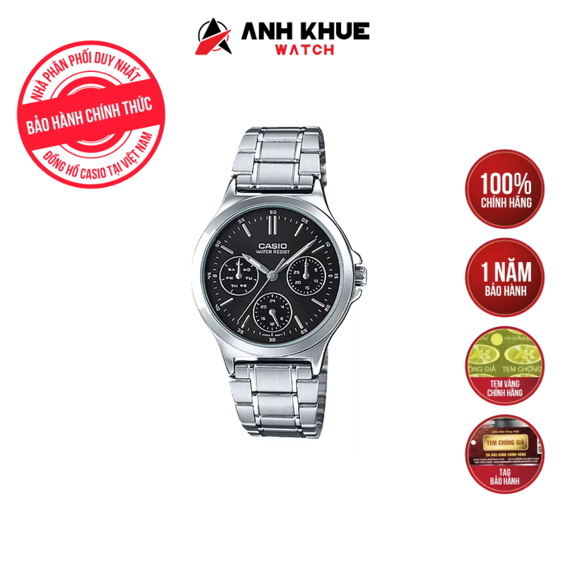 Đồng Hồ Casio Nữ General dây kim loại LTP-V300D-1AUDF