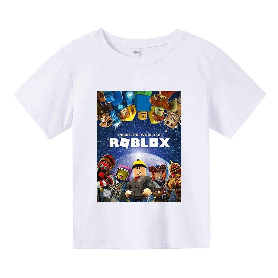Áo thun trẻ em roblox, 4 màu, có size người lớn, King Cotton