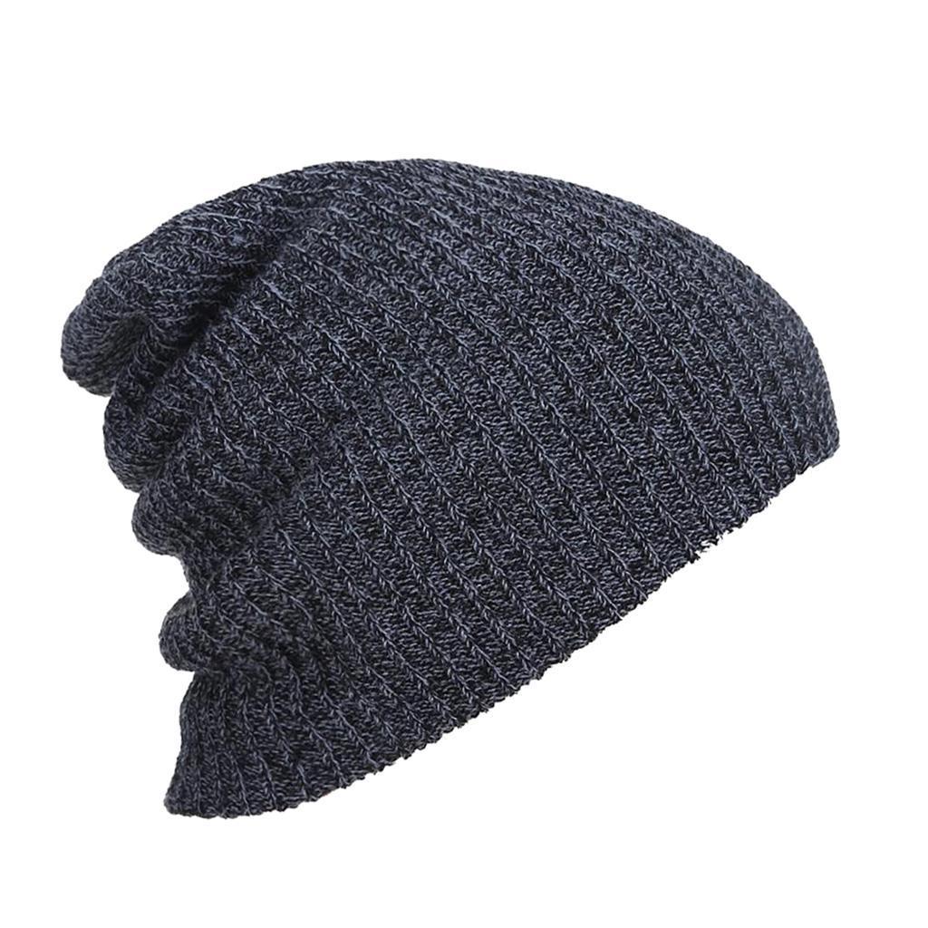 Men's Women's Causal Knitted Baggy Beanie Winter Warm Hat Ski Knit Skull Cap