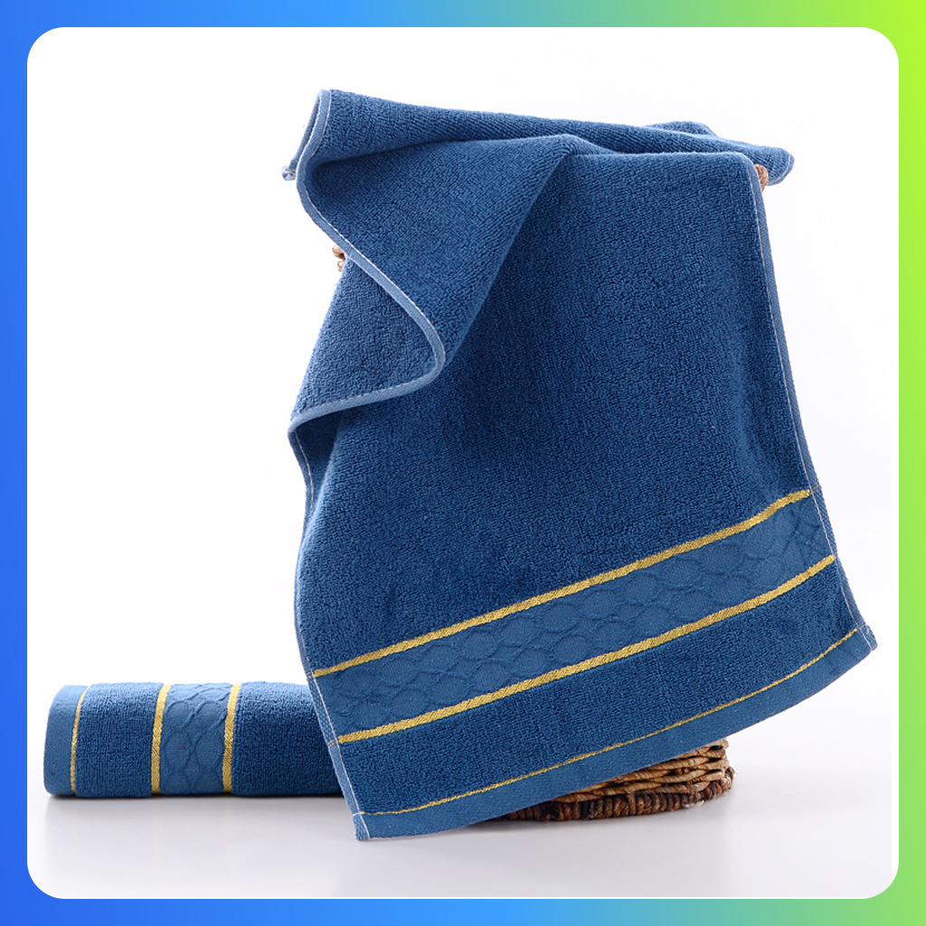 Khăn Mặt Khăn Tắm 34x75cm Cotton Cao Cấp Êm Mềm Thấm Hút Nước Nhanh Khô