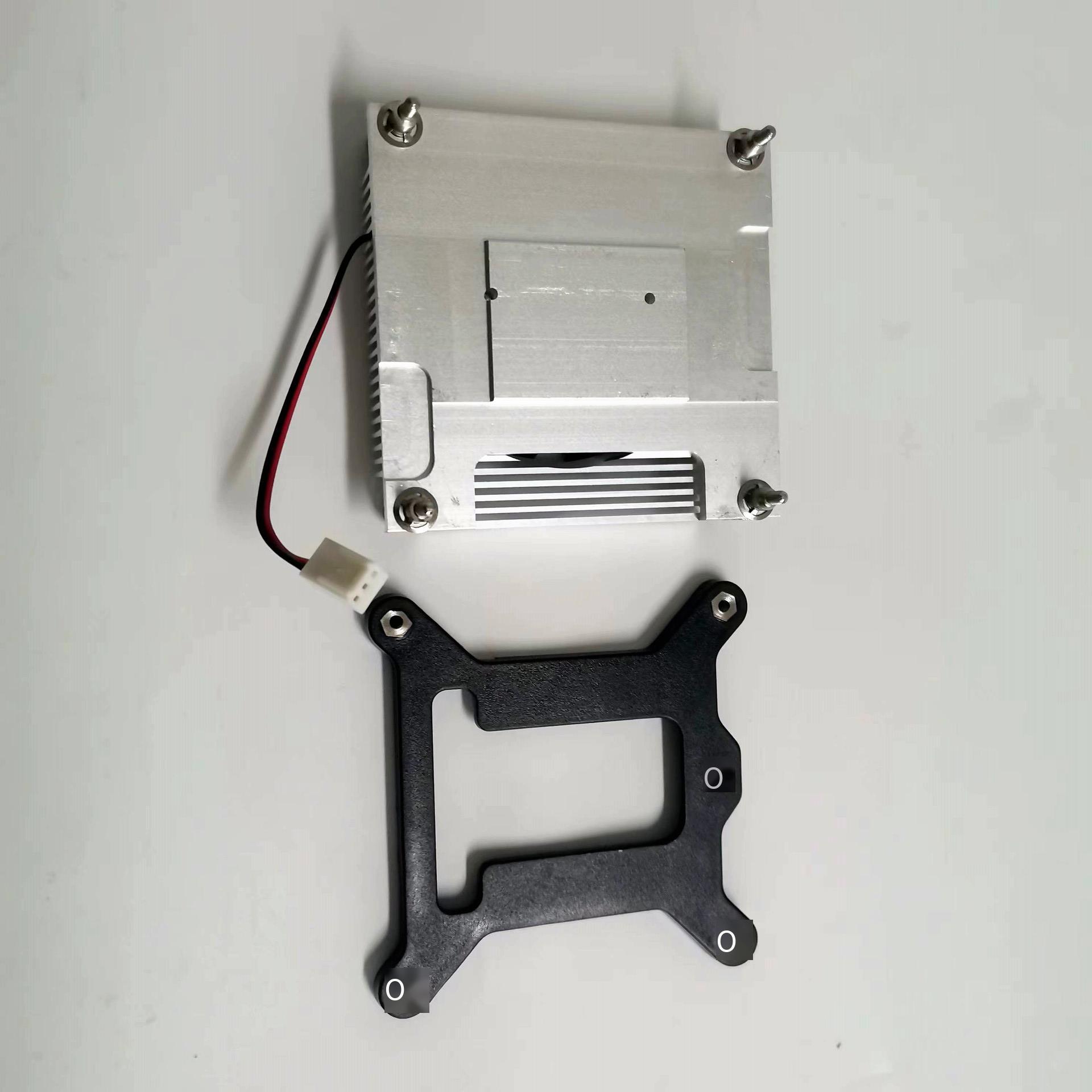 Bộ tản nhiệt máy tất cả trong một điều khiển công nghiệp thuận lợi nhất card đồ họa Bộ tản nhiệt CPU Chiều cao nền tảng 115x Quạt khung 17mm7010