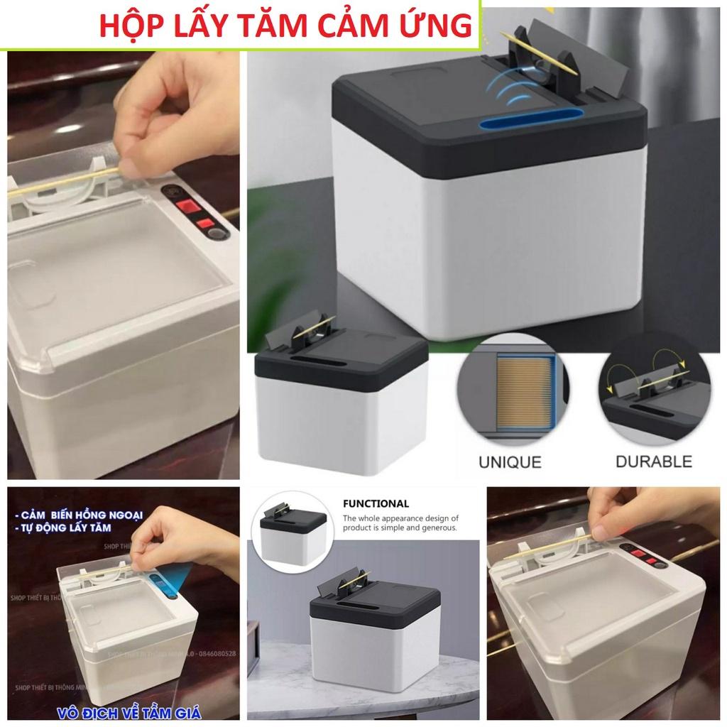 Hộp tăm cảm biến tự động lấy tăm mẫu mới loại tốt hiện đại sang trọng
