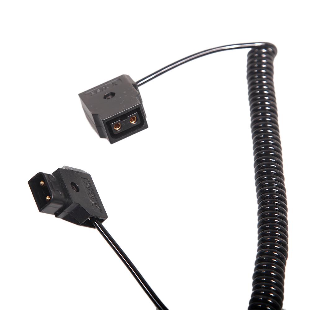 Cáp nối dài D-TAP 2 Pin Male to Female cho Máy ảnh DSLR Rig Anton Bauer Pin V-mount Dtap to Dtap đàn hồi