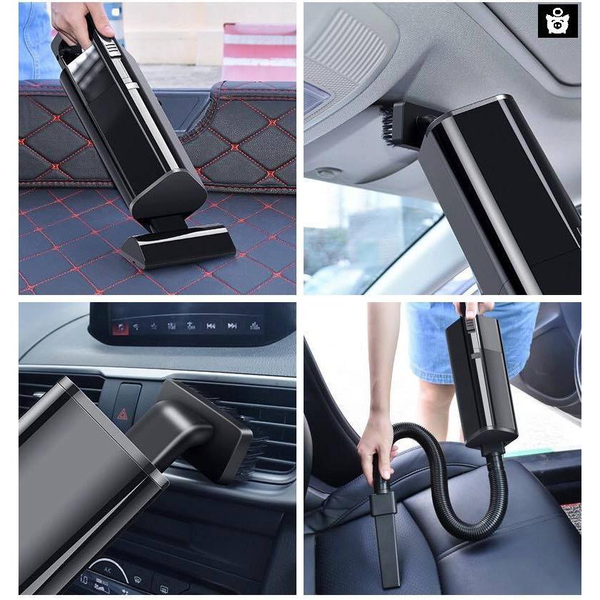 Máy hút bụi xe hơi ô tô nhà cửa không dây bản nâng cấp lực hút cực mạnh hàng cao câp