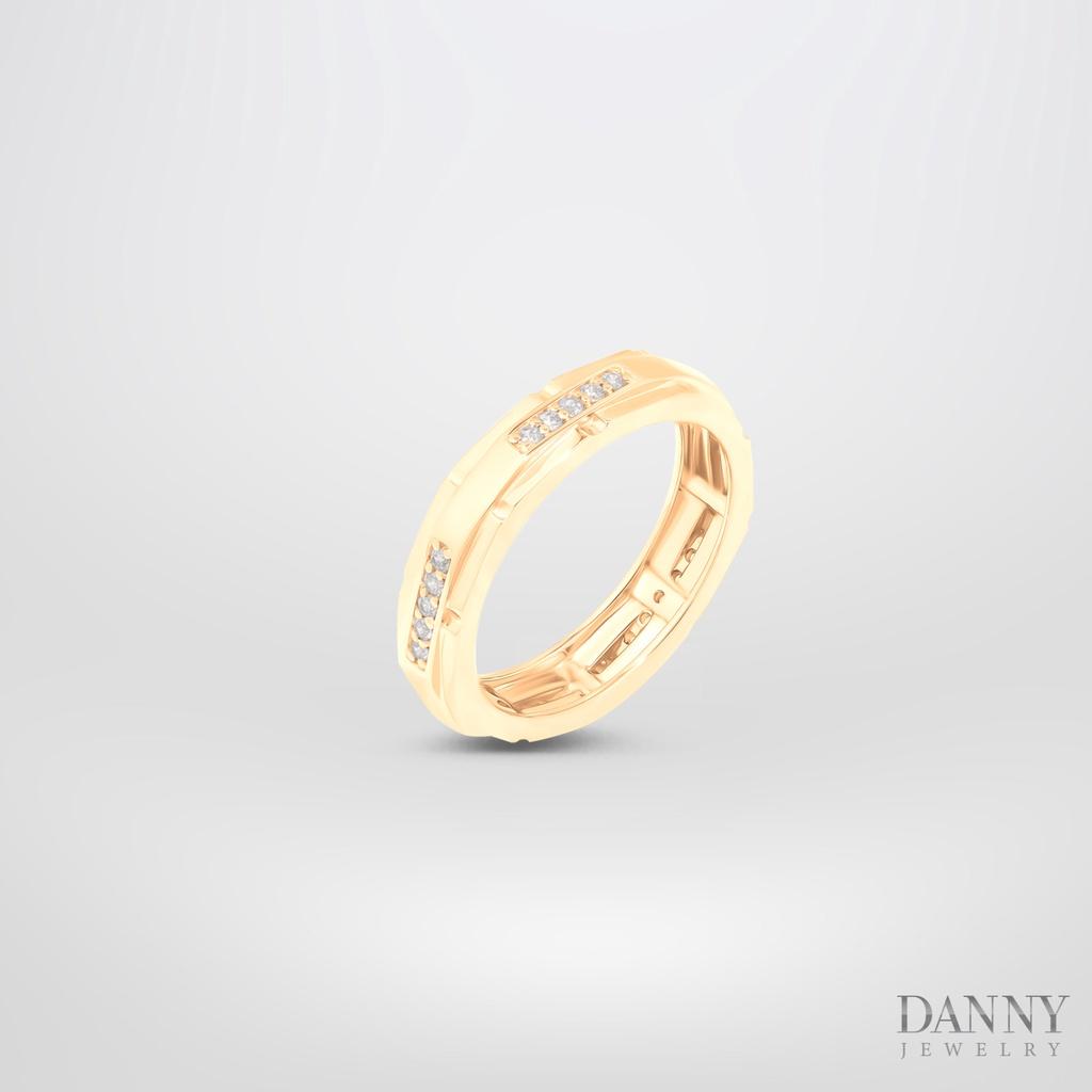 Nhẫn Đôi Danny Jewelry Bạc 925 Xi Rhodium/Vàng hồng N0089