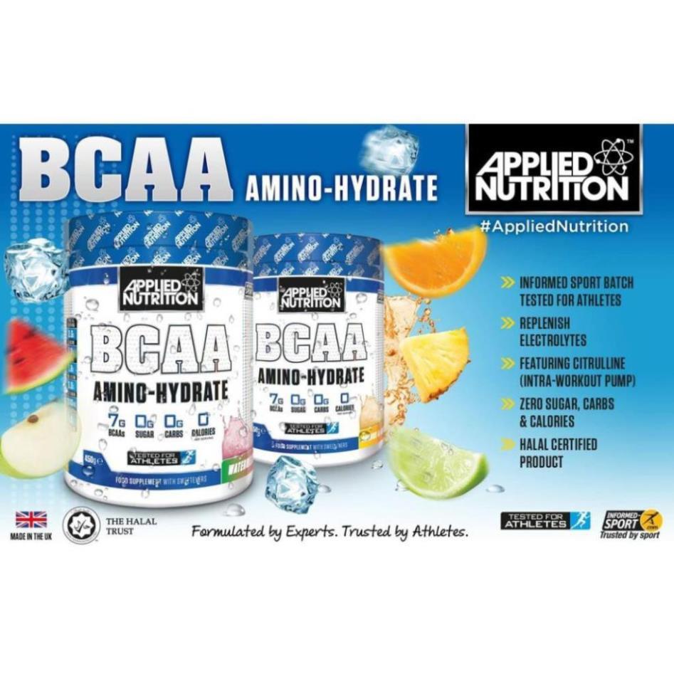 Appplied Nutrition Bcaa Chống Dị Hóa Cơ Bắp, Tăng Sức Bền 32 Ser (450g)