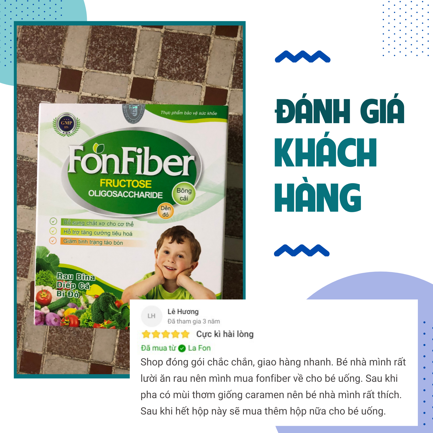 Viên Uống hỗ trợ trị táo bón cho bà bầu và trẻ nhỏ, bổ sung chất xơ cho cơ thể, hỗ trợ tăng cường tiêu hóa Fon Fiber - Hàng chính hãng