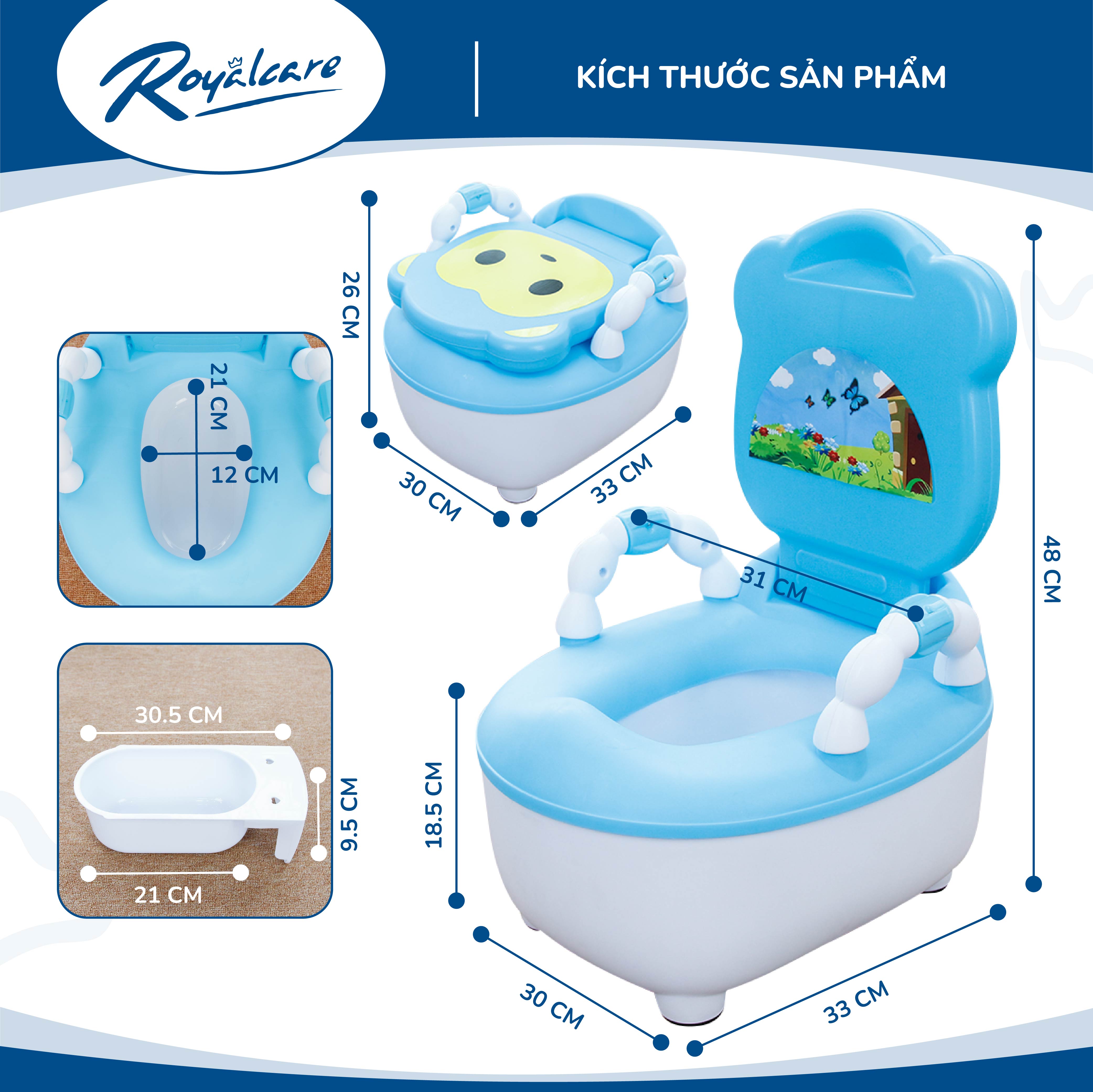 Bô trẻ em hình chú khỉ dễ thương Royalcare 0820-RC-818