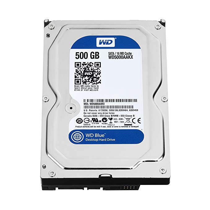 Ổ cứng HDD WD Blue 500GB - Hàng Nhập Khẩu