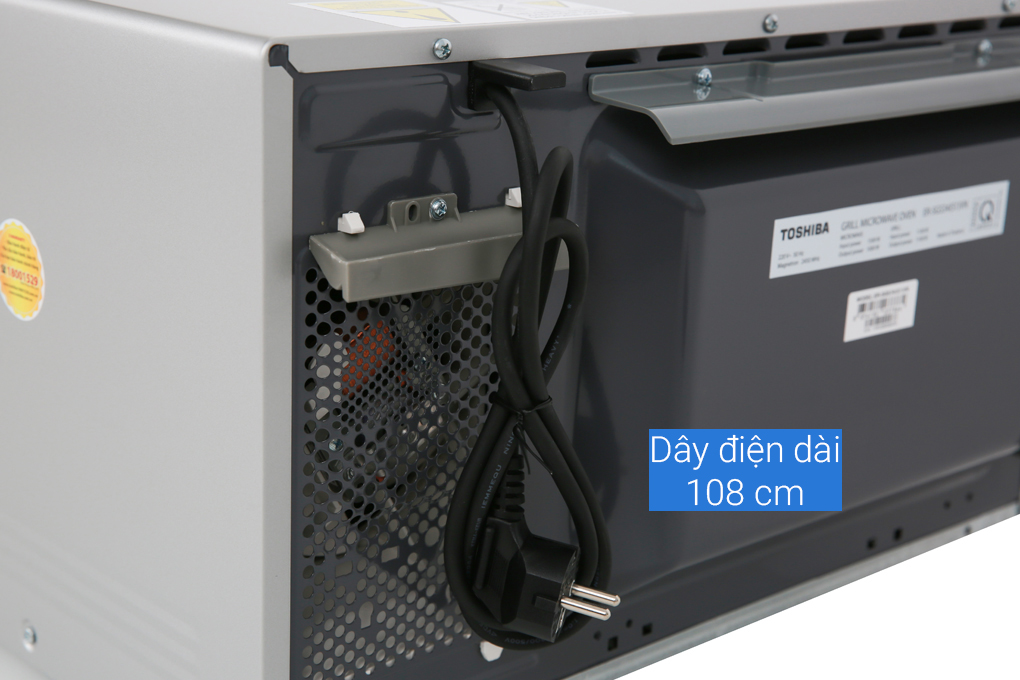 Lò vi sóng Toshiba ER-SGS34VN - Có chức năng nướng - Điện tử - Dung tích 34L - Công suất 1000W - Xuất xứ Thái Lan - Hàng chính hãng - bảo hành 12 tháng, chất lượng Nhật Bản