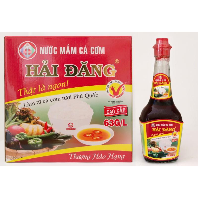 Hộp 6 chai x 170ml – 63 độ – Nước Mắm Hải Đăng