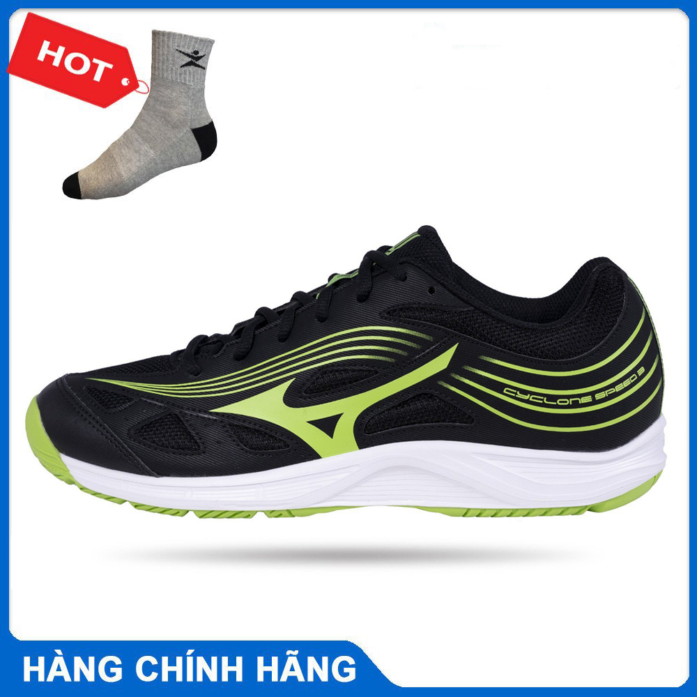 Giày thể thao cầu lông Mizuno chính hãng Cyclone Speed 3 dành cho nam-tặng tất thể thao bendu