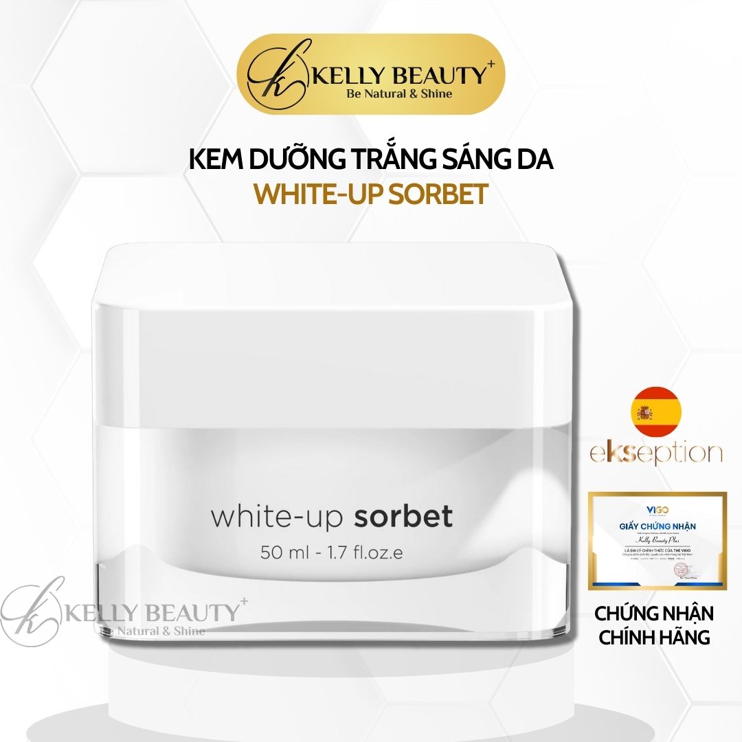 ekseption White-Up Sorbet - Kem Dưỡng Sáng, Đều Màu Da; Mờ Thâm Sạm Nám, Trẻ Hóa Làn Da - Kelly Beauty