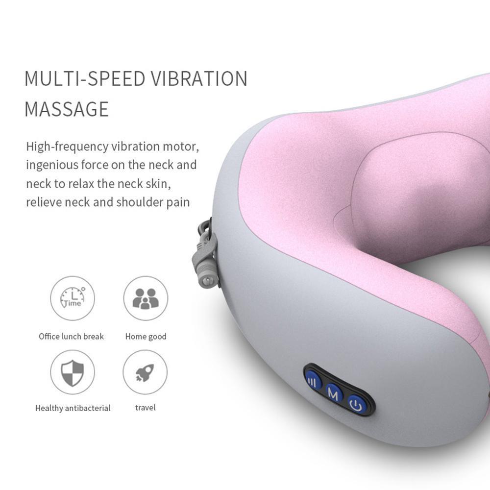Gối massage Cổ Có Vòng Xoay Đa Năng chữ U