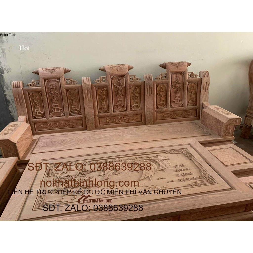 Bộ bàn ghế âu á gỗ hương (hàng mộc) - Đồ Gỗ Bình Long 0388639288
