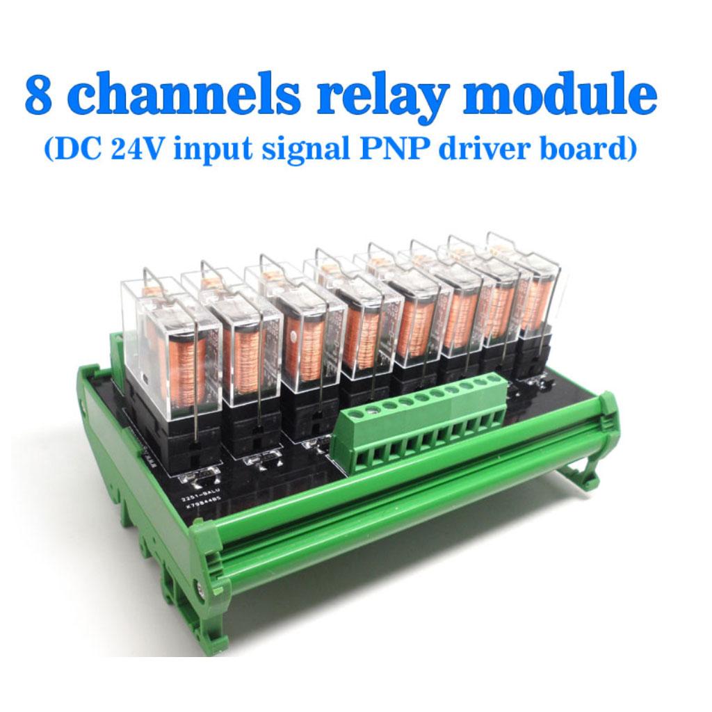 8CH Channel Relay Module Controller Expansion Driver Board DC 24V / 12V NPN