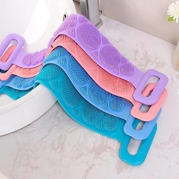 Dây chà lưng ma.ssage cơ thể khi tắm bằng siliicone gai
