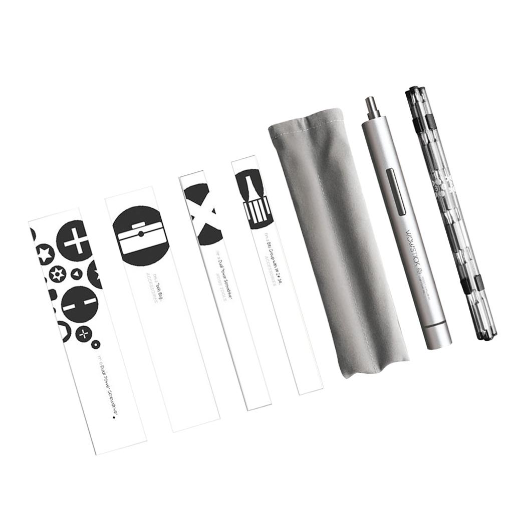 Mini Electric Cordless Powerful Pen Screwdriver Set Kit Home Repair Tools