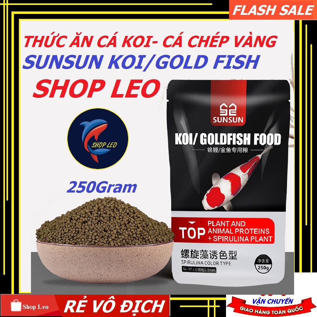 Thức ăn cá vàng - cá KOI (SUNSUN) - Cám cá vàng cao cấp - Thức ăn cho cá chép cảnh - cám cá KOI
