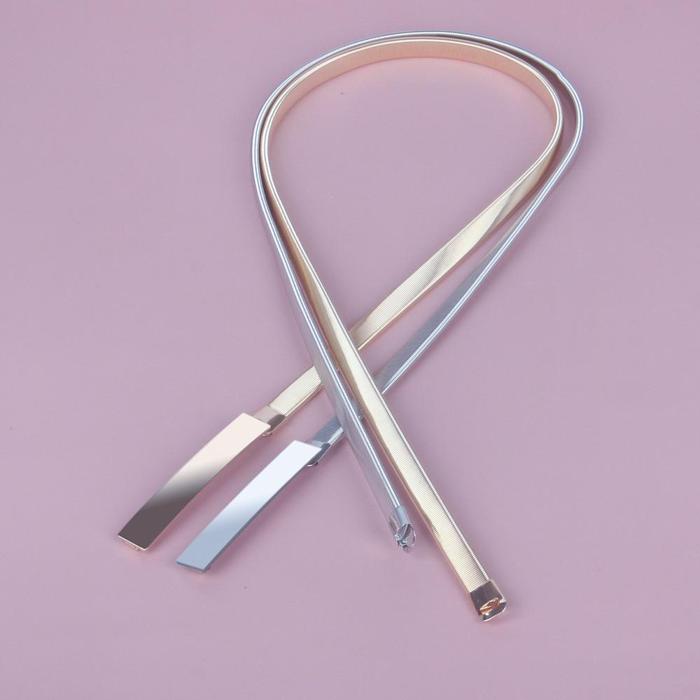 2 GÓI Thắt lưng eo thun co giãn cho nữ Thắt lưng kim loại có khóa khóa liên động