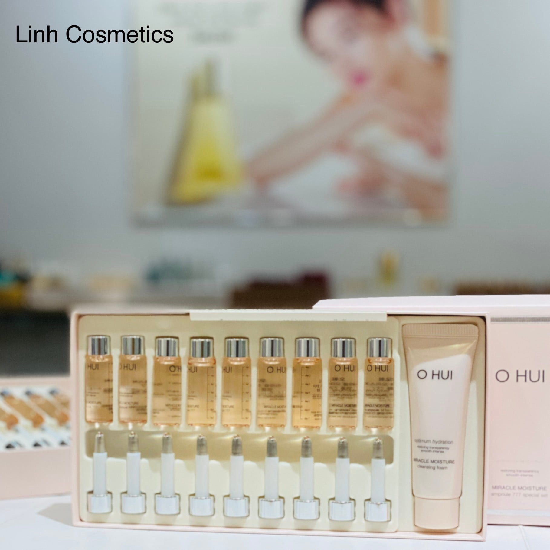 Set tinh chất dưỡng ẩm 777 ohui Ohui Miracle Moisture Ampoule 777