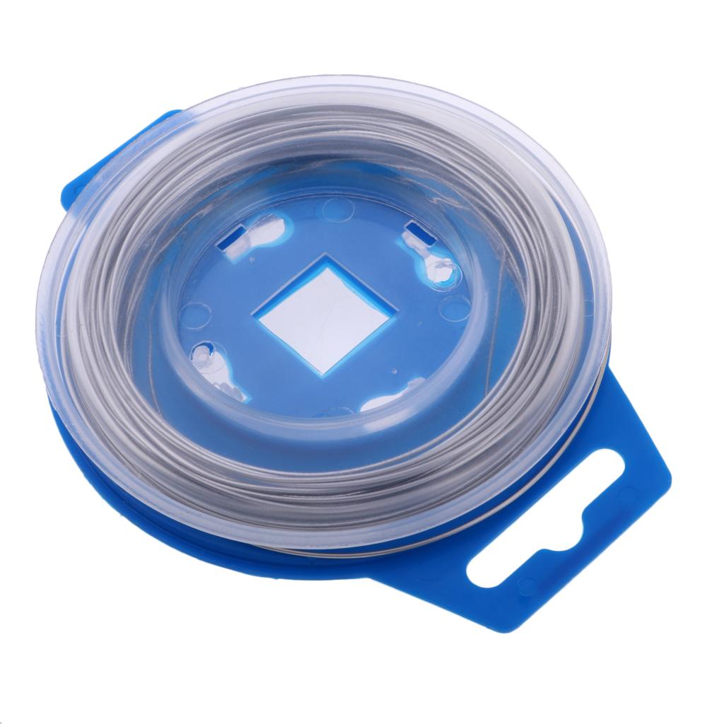 Dây Thép Không Gỉ An Toàn Khóa Nơ Cuộn Ống Cuộn 0.8 Mm X 25' Dây Cáp