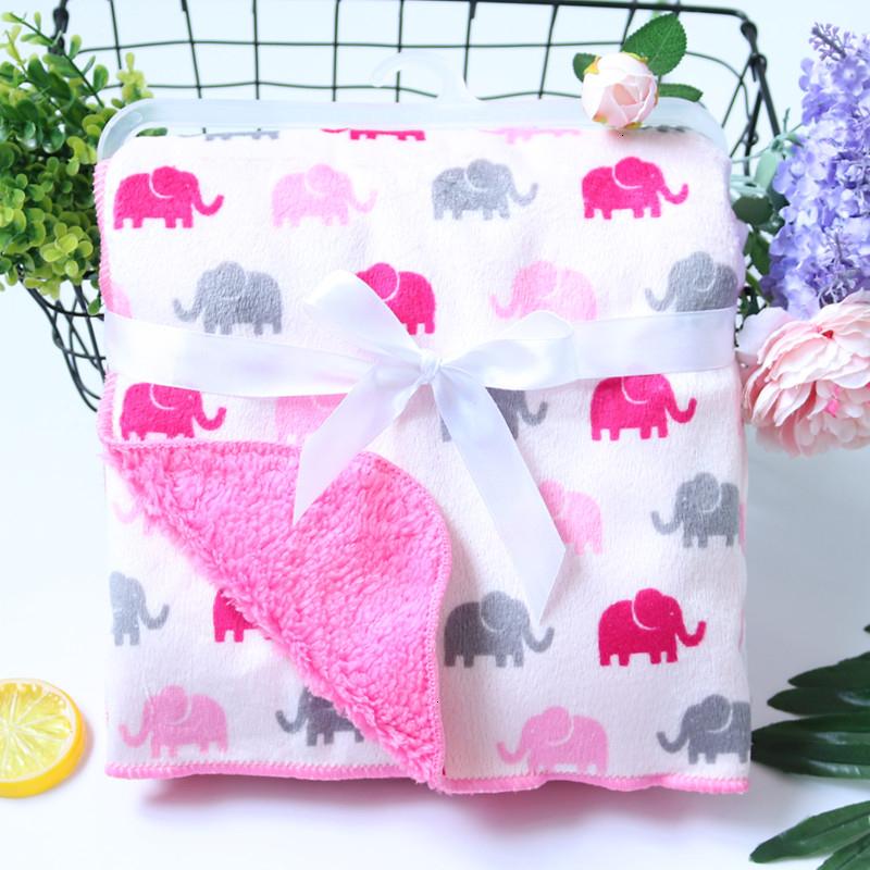 Chăn Bộ Bé Sơ Sinh Đầm Nỉ Mặc Hoạt Hình 2 Lớp Chăn Trẻ Em Sách Bao Da Ốp Lưng Xe Đẩy Quấn Cho Bé Chăn