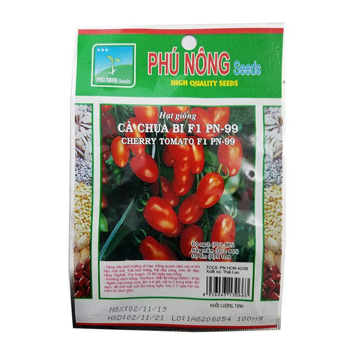 Hạt giống cà chua bi Phú Nông F1 PN-99 (100 mg /gói) | Cherry tomato F1 PN-99