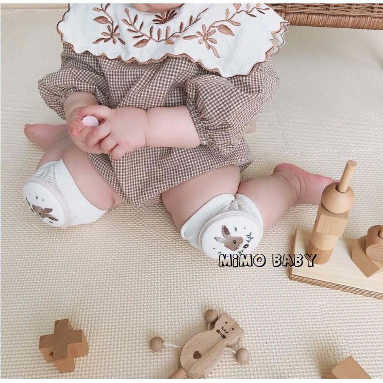 Bọc bảo vệ đầu gối cao cấp phong cách Hàn quốc cho bé tập bò Mimo Baby