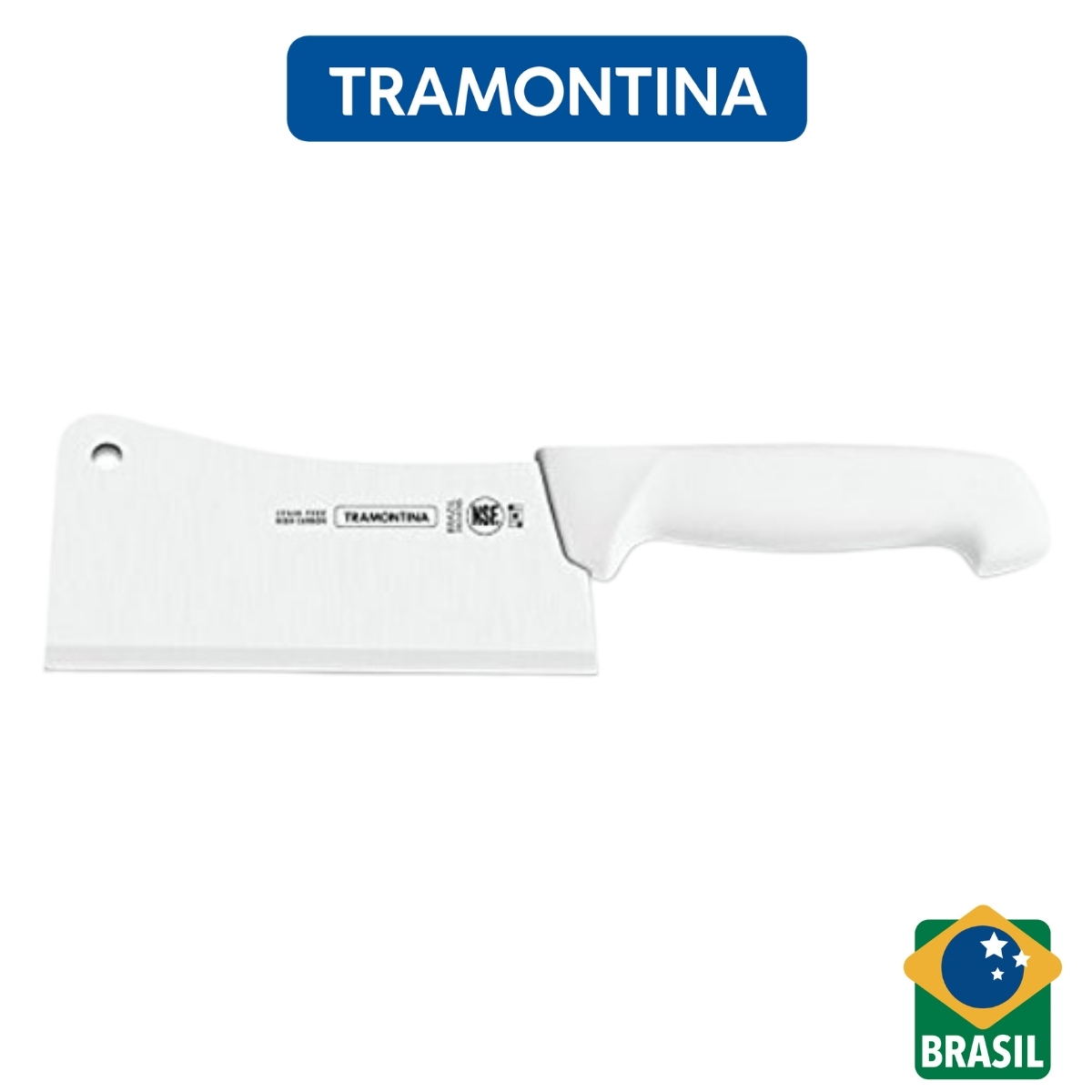 Dao Chặt Xương Cán Trắng Tramontina Professional 15cm – TRDA24624/186