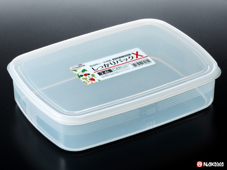 Hộp đựng thực phẩm 2,6L dùng được lò vi sóng nội địa Nhật Bản