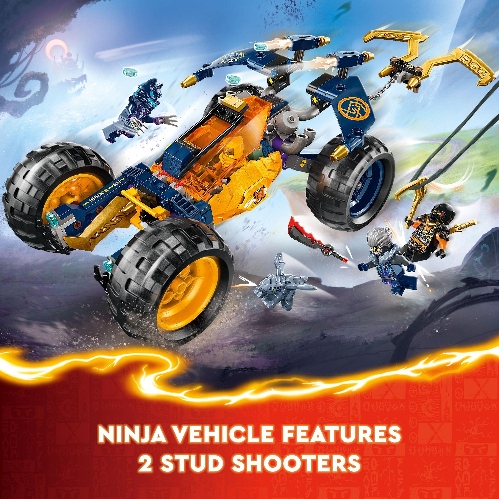 LEGO NINJAGO 71811 Đồ chơi lắp ráp Chiến xe địa hình của Arin (267 Chi Tiết)