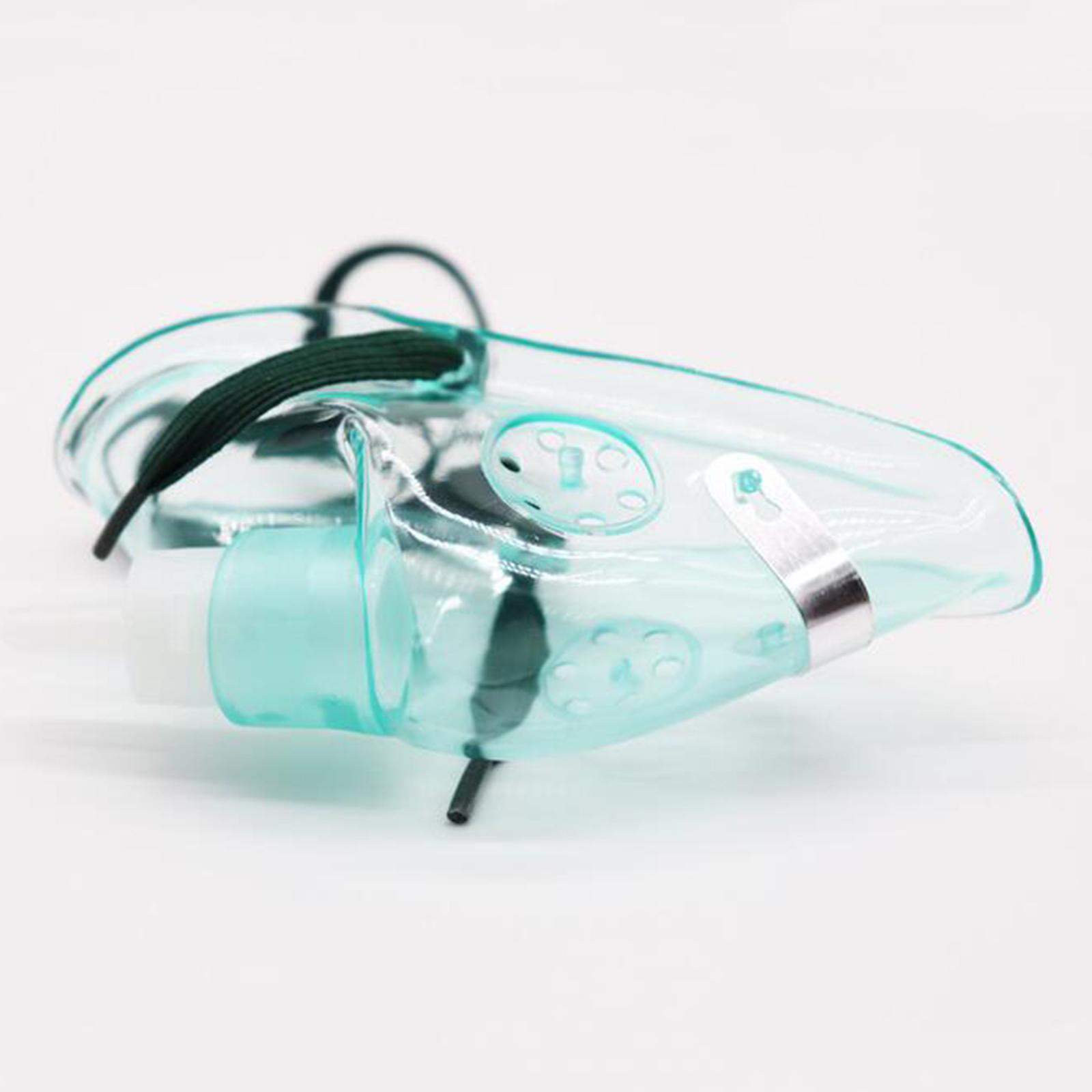 Elongated Oxygen Mask w/ 5.25' Tubing and Adjustable Elastic Strap