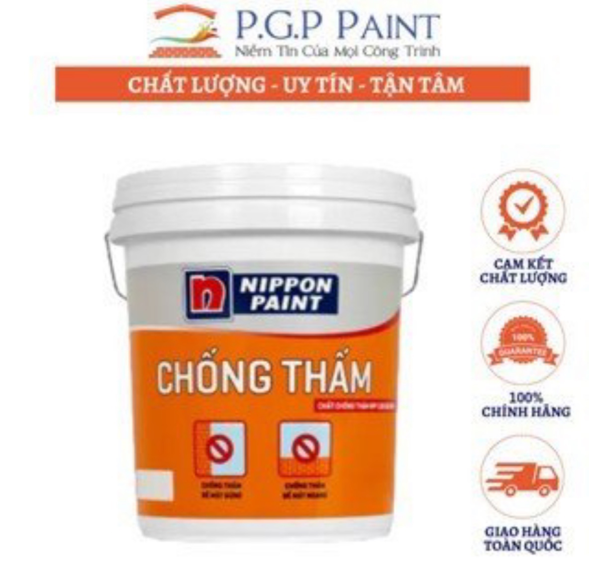 Sơn Chống Thấm Nippon WP100 White