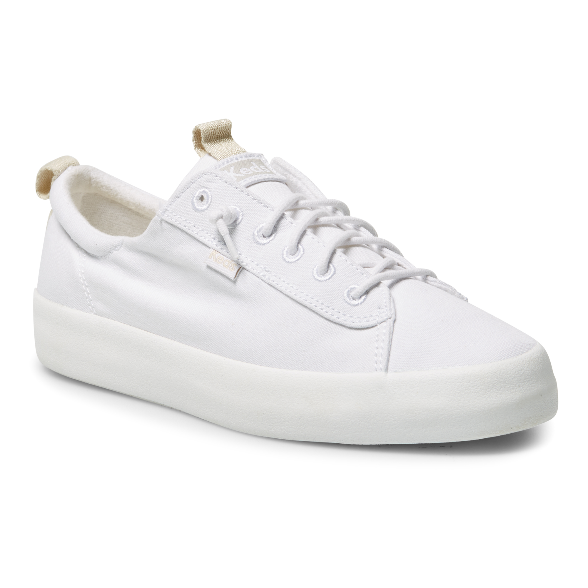 Giày Keds Nữ- Kickback Canvas White- KD066041